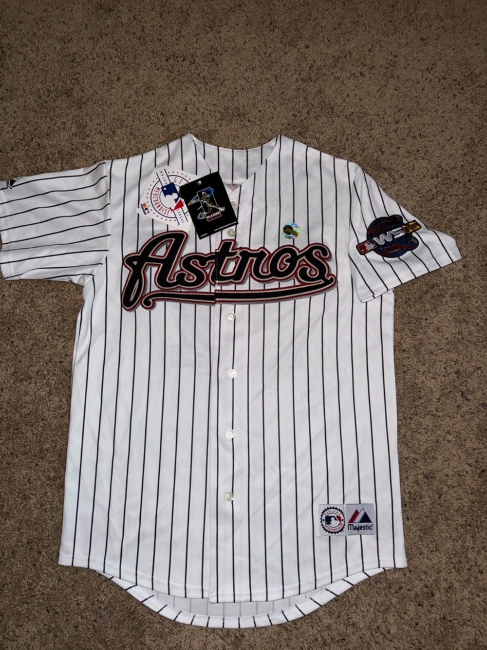 Houston Astros Andy Pettitte 2005 World Series Vintage Jersey Men’s Medium